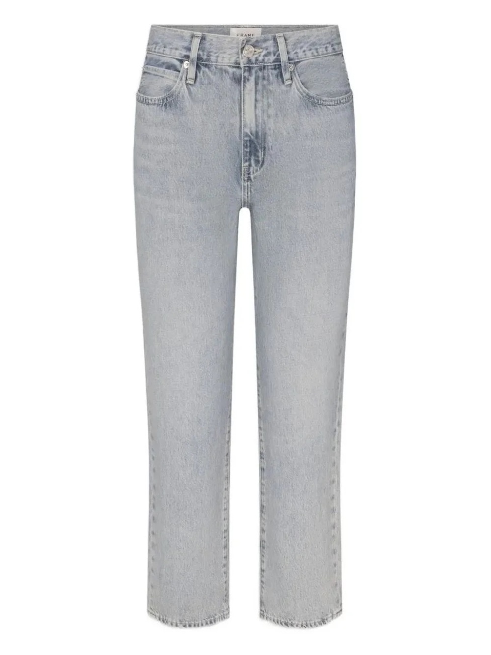 Frame The Hang Denim Straight Leg Jeans in Grey - 26